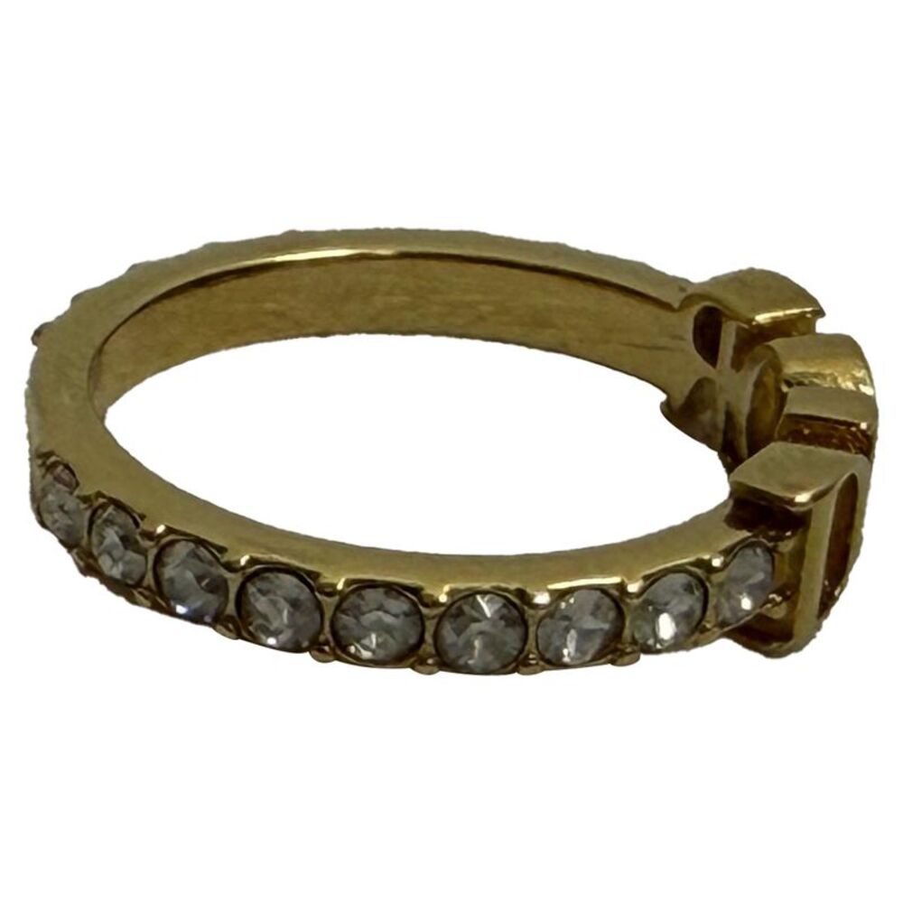 Dior Dio(r)evolution Crystals Ring in Gold Metal - Picture 3 of 6